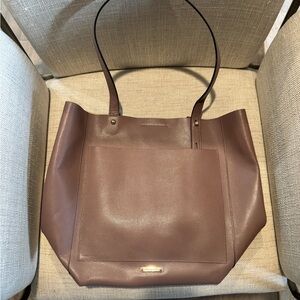 Rebecca Minkoff Mauve Brown Leather Tote